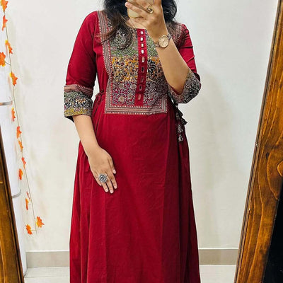 Kurti with Pant In Rayon Fabric