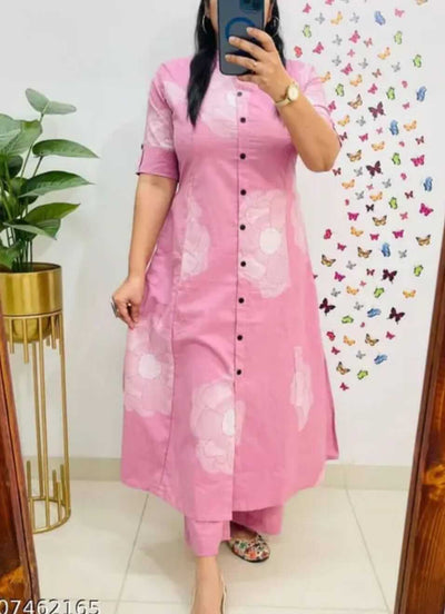 Printed Kurti With Pant | Cord Set | Traditional clothes
